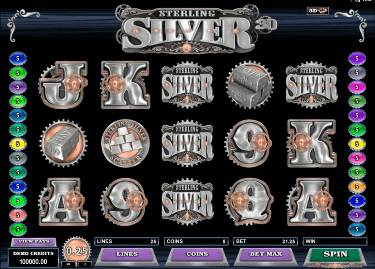 Sterling Silver 3D